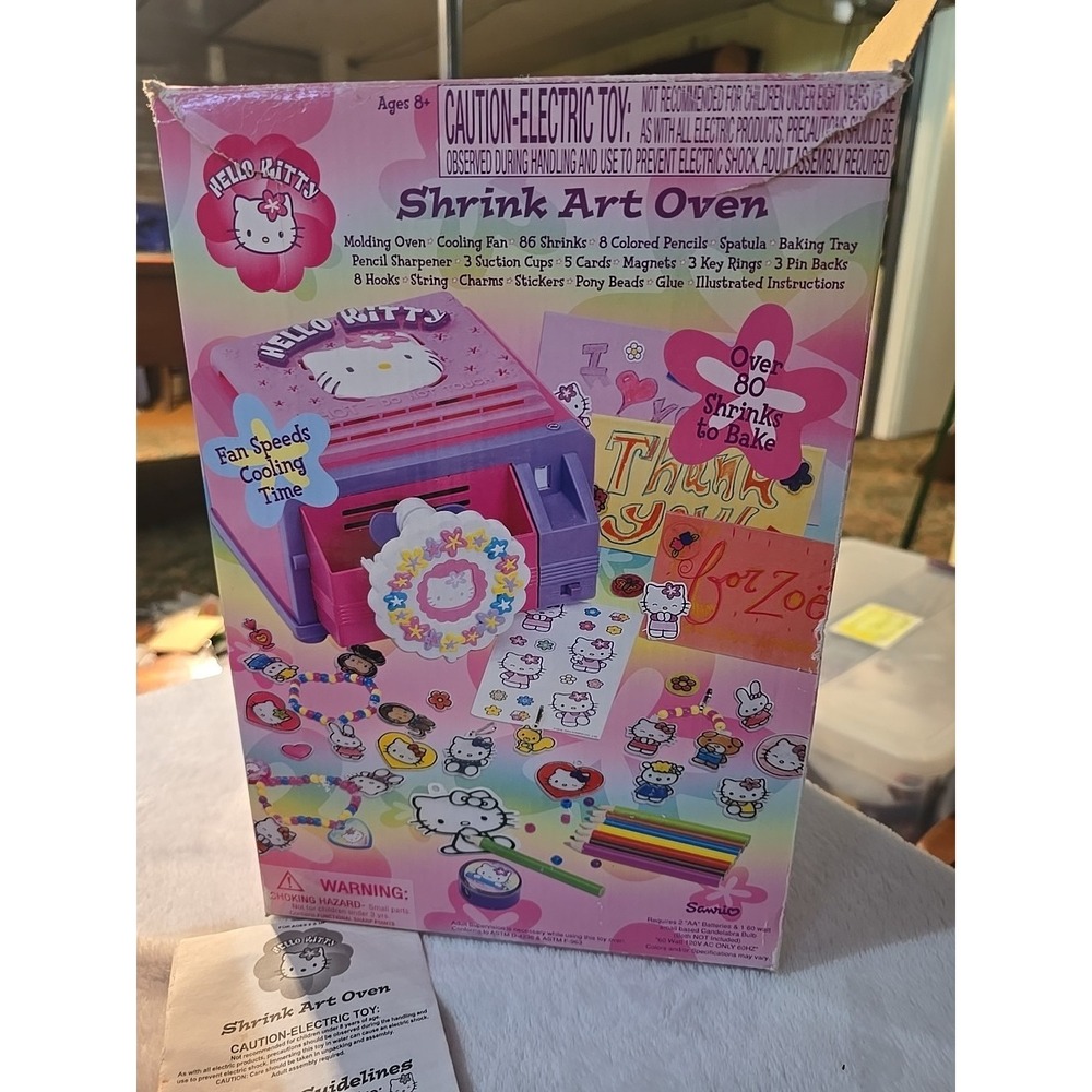 Vintage‎ 2003 Hello Kitty Shrink Art Oven Sanrio Rare  TESTED